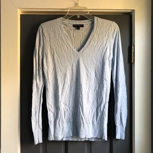 Banana Republic M wool sweater light blue v-neck